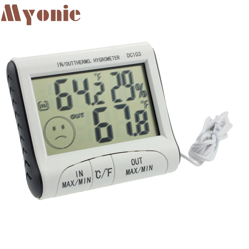 

Super Home Use DC103 LCD DisplayThermometer Humidity Temperature Hygrometer 170221