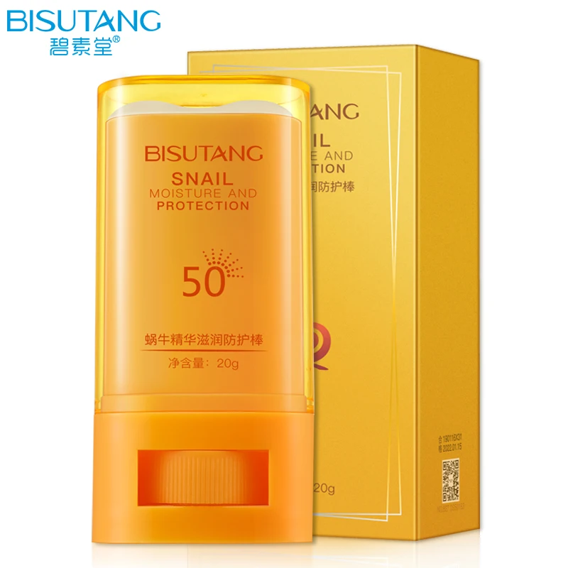 

Bisutang Summer Sunscreen Snail Essence Moisturizing Protective Skin Moisturizing Anti-UV Whitening Concealer Cream