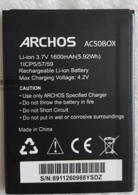 MLLSE 1600mAh AC50BOX Аккумулятор для ARCHOS мобильный телефон|battery for archos|battery forbattery mobile |