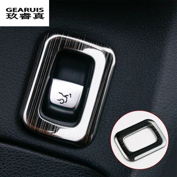 

Car styling Rear Trunk Switch Control Button Decoration Frame stainless steel Stickers cover for Mercedes Benz C Class W205 GLC