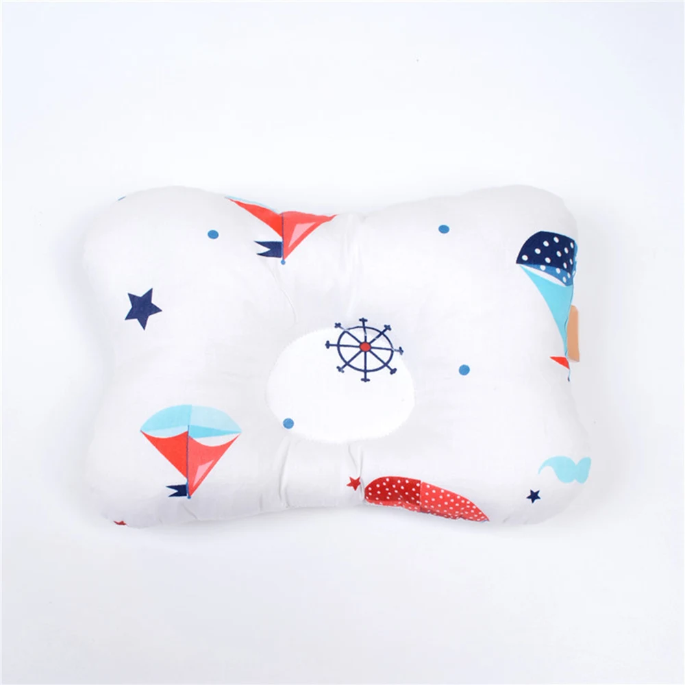 Мультяшная подушка для младенца в форме малыша, позиционер сна против скатывания, подушка плоская подушка для головы, защита новорожденных Almohadas Bebe - Цвет: PJ3524-50