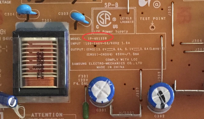 Хорошие рабочие используется источника питания доска IP-49135B T220 2243BW 2243NW 2253BW