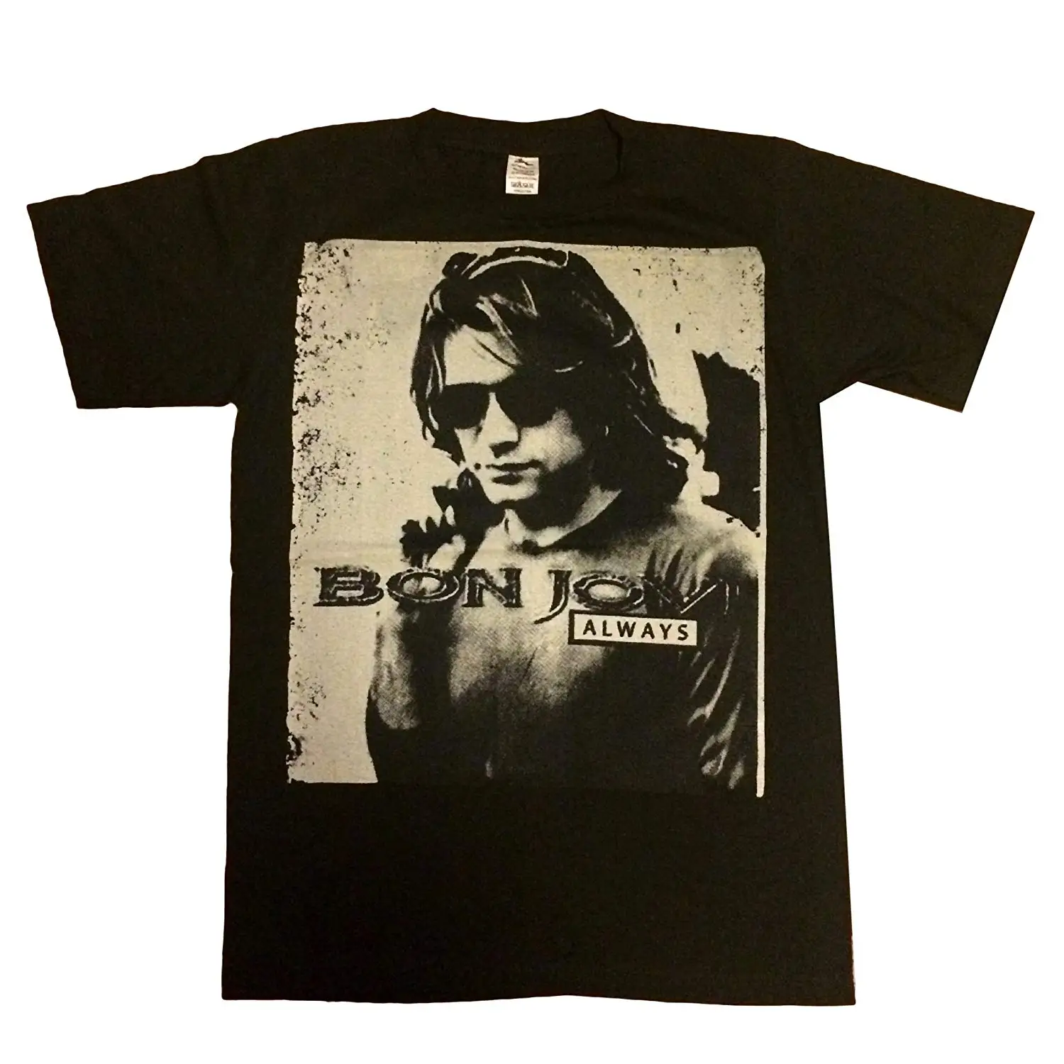 Jigg and Roll Men's Bon Jovi T-Shirt T Shirt Summer Famous Clothing Short Sleeves Cotton T Shirts Fashion Classic Top Tee