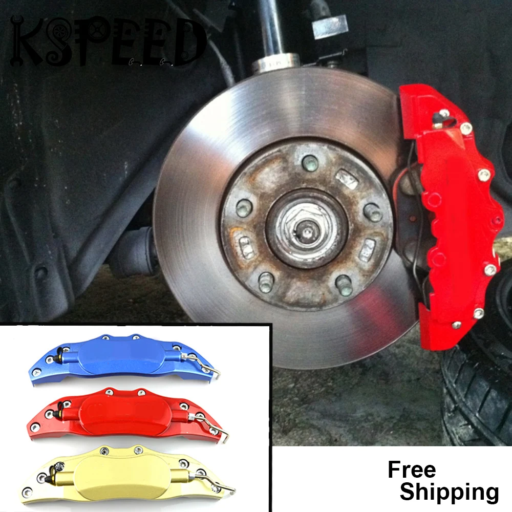 2 Pieces 240MM Universal Brake Caliper Covers Aluminum Brake Caliper