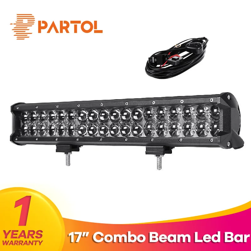 Partol 17 inch 180W 4D LED Light Bar Work Light Pod Combo Beam Car ATV SUV Auto Truck LED Bar 4X4 Offroad Driving Lamp 12V 6000K Partol 17 inch 180W 4D LED Light Bar Work Light Pod Combo Beam Car ATV SUV Auto Truck LED Bar 4X4 Offroad Driving Lamp 12V 6000K