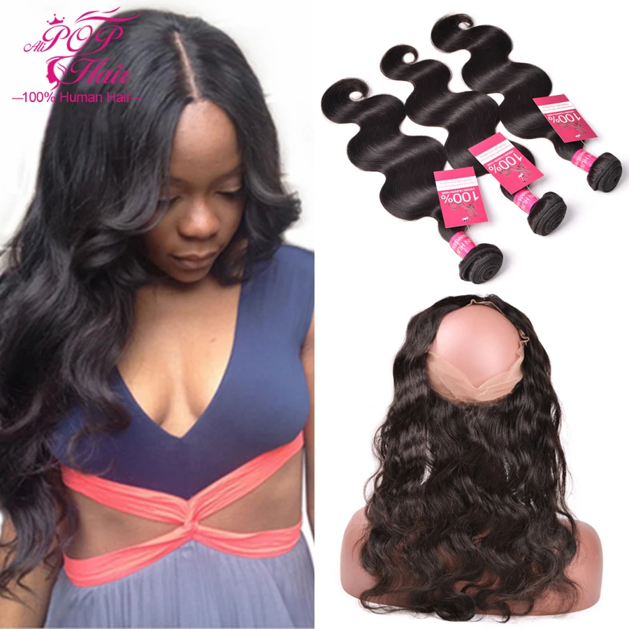360 Lace Frontal Closure With Bundles Indian Virgin Hair With Lace Frontal Closure,360 Lace Frontal With Bundle Human Hair Weave