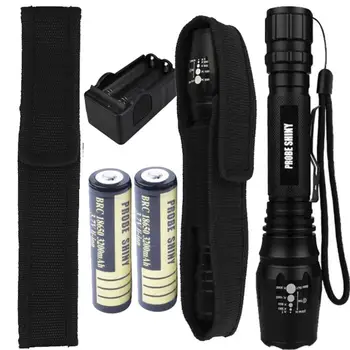 

2017 NEW bike light 5000LM XM-L T6 LED 18650 Tactical Flashlight Torch Lamps + 18650 Battery/Charger september22