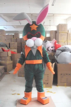 

Rabbit Astronauts Space Mascot Costume For Adults Christmas Halloween Outfit Fancy Dress Suit for Halloween party event
