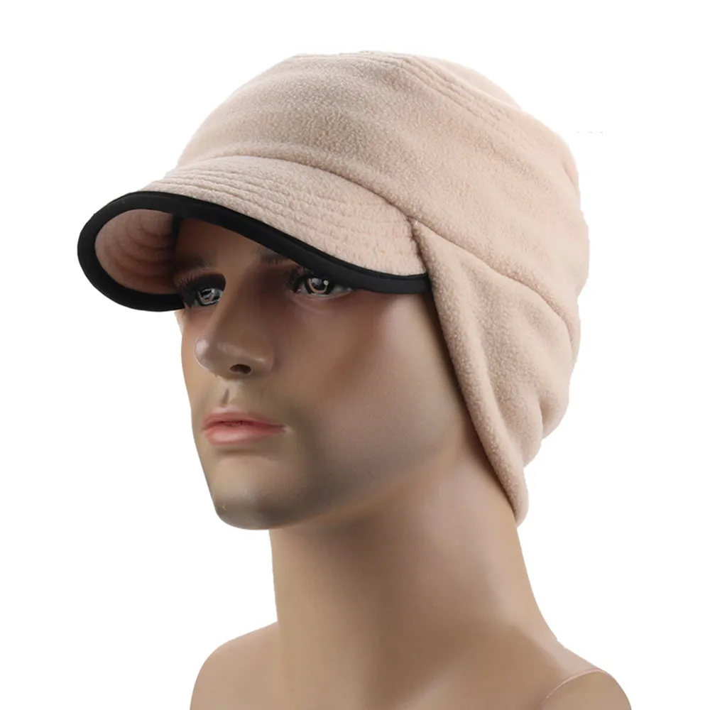 НОВАЯ шапка Viseras De Mujer, модные шапки Visiere Casquette, теплая вязаная шапка, зимние однотонные кепки для мальчиков, Tenis Masculino Adulto - Цвет: Beige