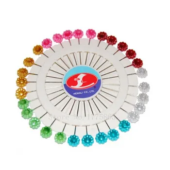 

2*30Pcs Multi Colour Decorating Pin Dressmaking Sewing Headed Pin Craft Tool AA7503