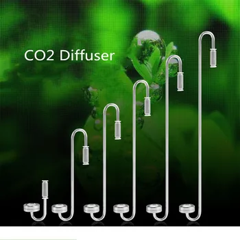 

Aquarium Ultra Thin Stainless Steel CO2 Diffuser Excellent CO2 Dissolve Rate Ultramicropore atomization with check valve