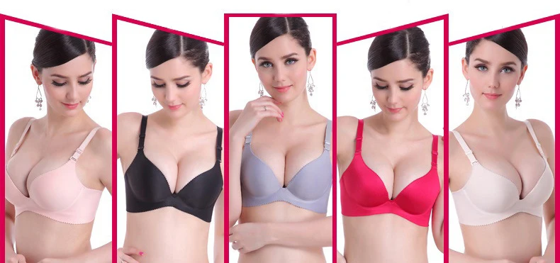 Jerrinut Intimates Sexy Seamless Underwear Bras For Women Super Push Up Lingerie Seamless Wire Free Women's Bras Underwear 20