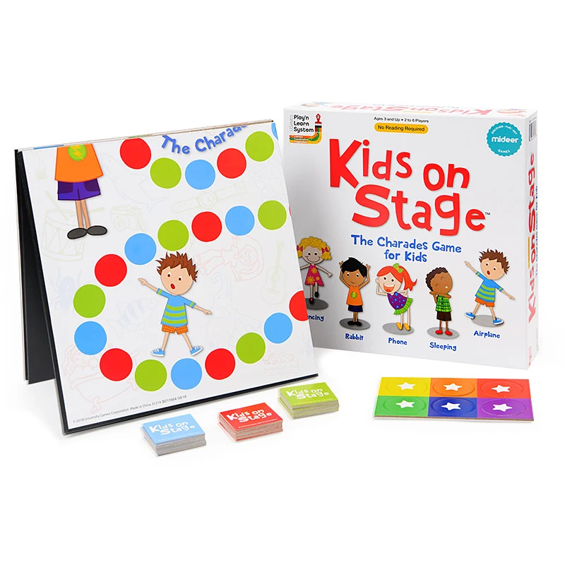 

Children Interactive Board Game Baby Action Show Game Chess Toy Early Education Intelligence Recognition Card