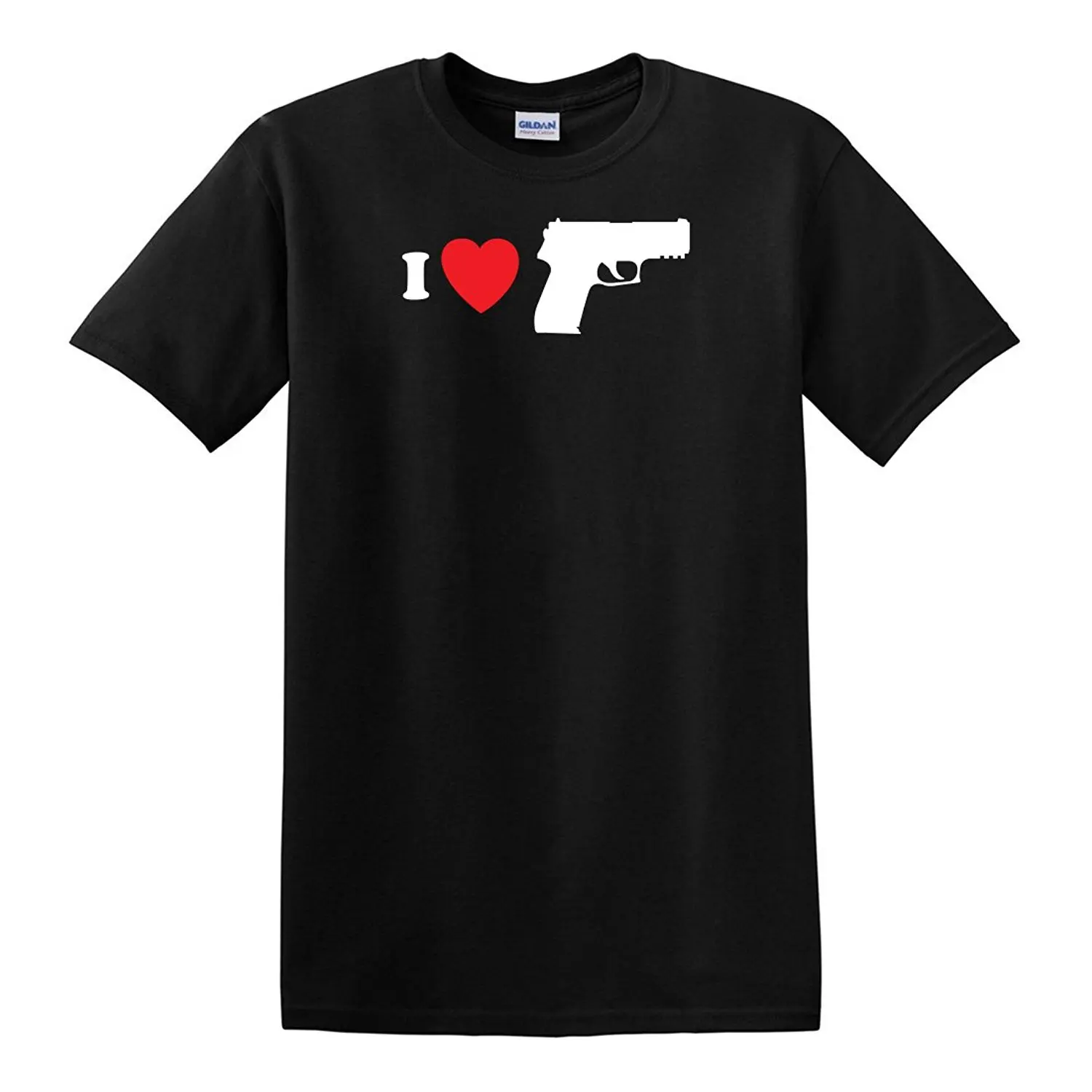 Fagraphix Для мужчин I Love My P229 SIG Sauer футболка | Мужская одежда
