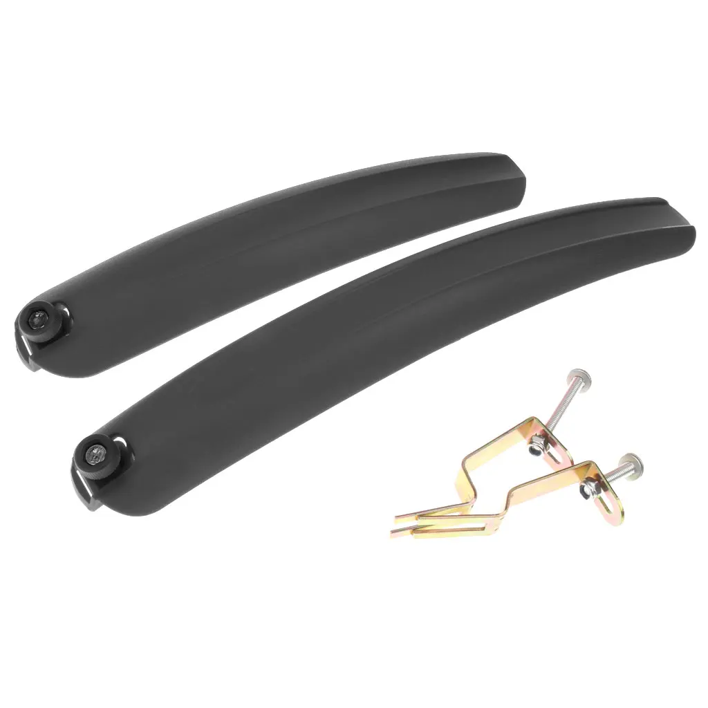14/ 16/ 20 inch Front & Rear Mountain Bike/ Bicycle Fenders Mudguards Set Black Bicycle Mudguard Road Bike Fenders