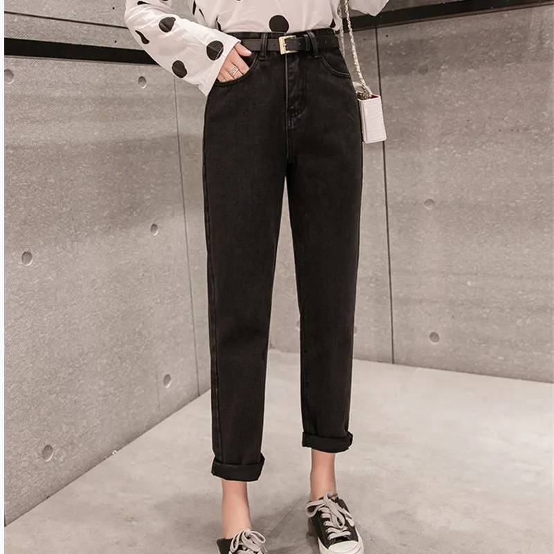 JUJULAND 2019 Spring Clothes Ladies High Waist Female Boyfriend Jeans with a tight waistl Denim Ripped Jean Woman Plus Size 971 JUJULAND 2019 Spring Clothes Ladies High Waist Female Boyfriend Jeans with a tight waistl Denim Ripped Jean Woman Plus Size 971