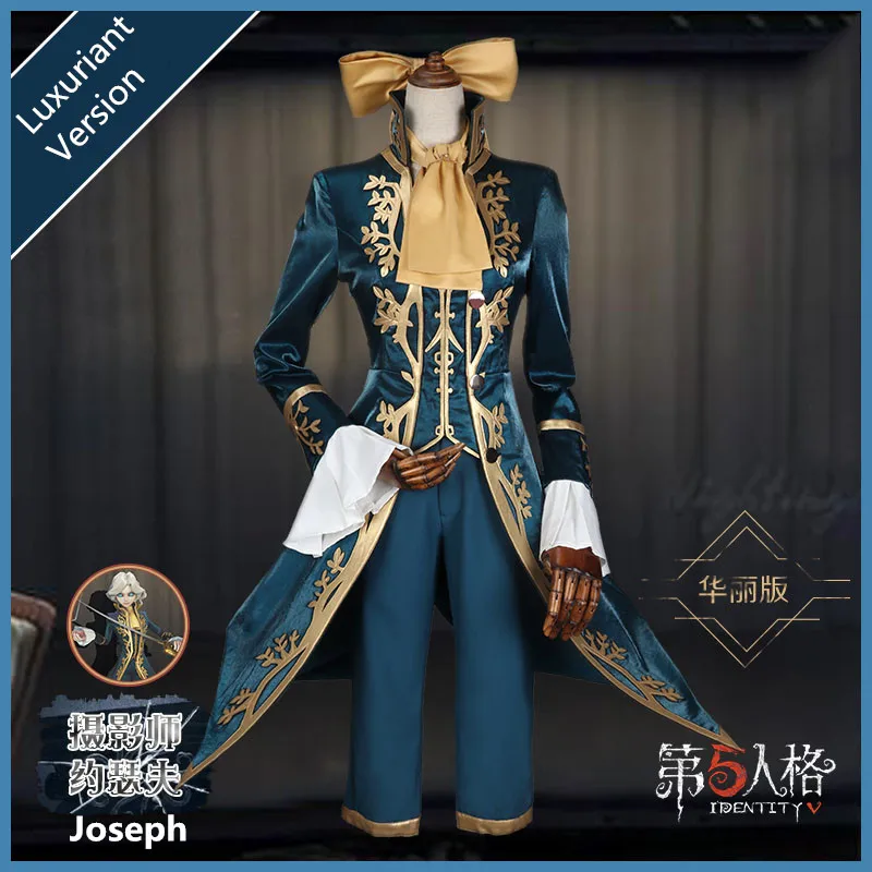 Аниме! Оригинальная Кожаная Униформа Identity V Joseph Cameraman костюм для костюма