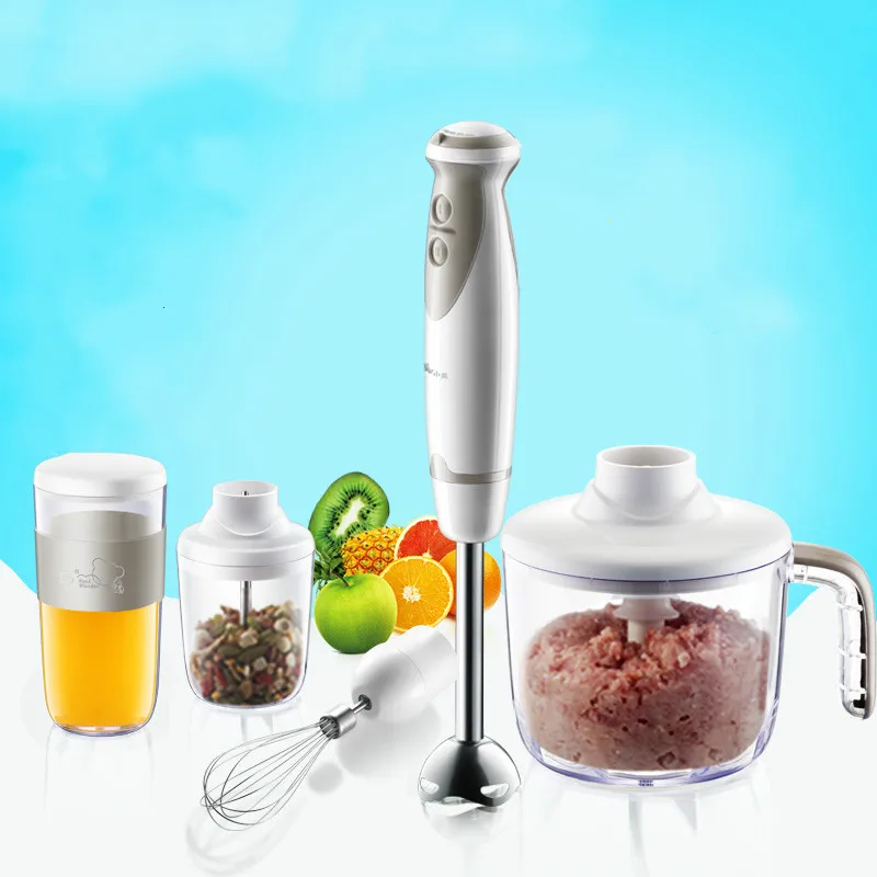 Portable Multi 5pcs Meat Grinders Set 2gear Fruit Juicers Dry Grinding