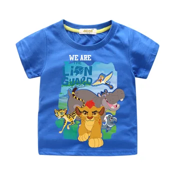 Children Cartoon The Lion King Simba Printing Tee Tops Boy Summer Short T-shirt Clothes Girls T Shirt Clothing For Kids WJ057 5