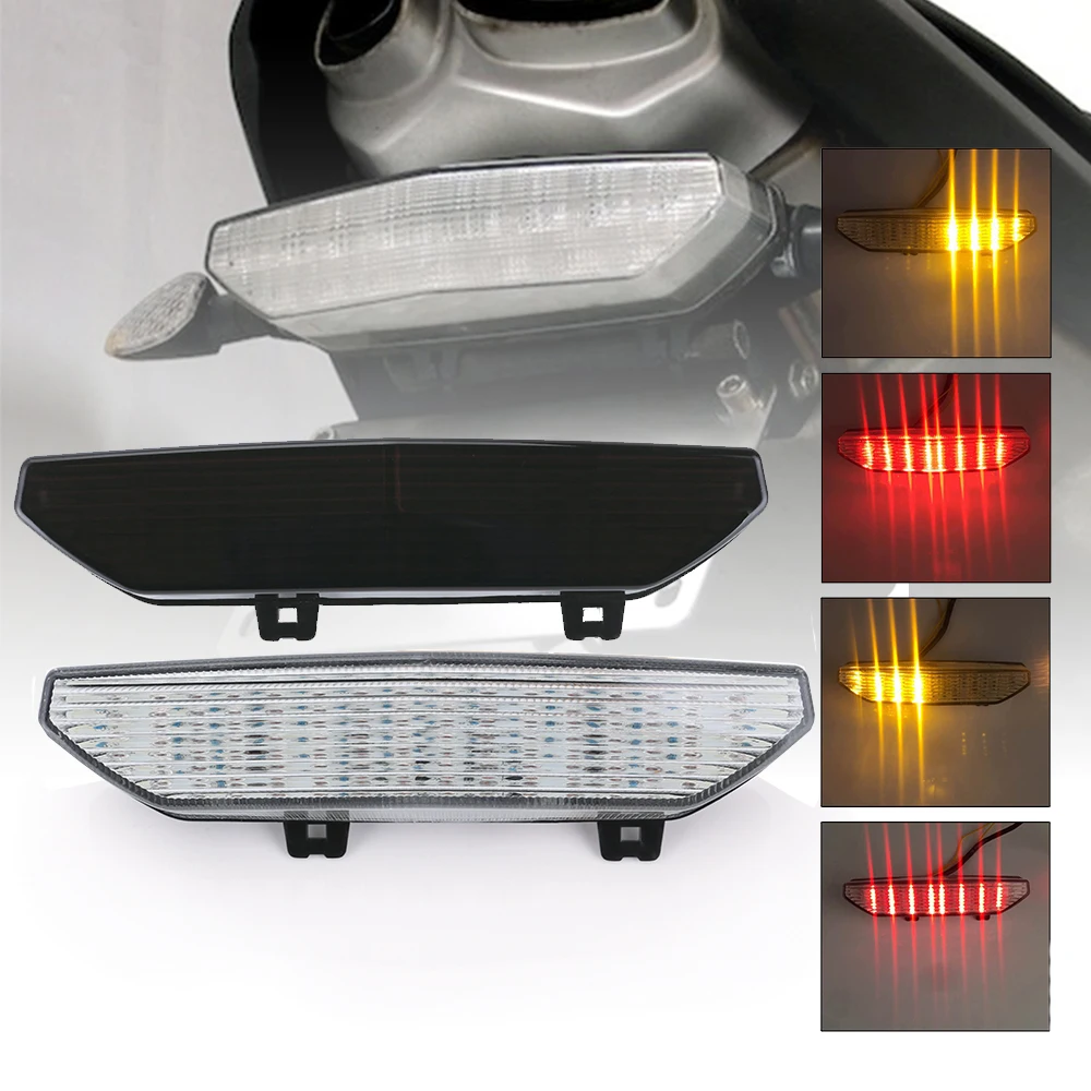 

SPEEDPARK For Kawasaki Ninja ZX-6R ZX6R Integrated LED Rear Turn Signal Light High Quality ABS LED Tail Light 2007-2008