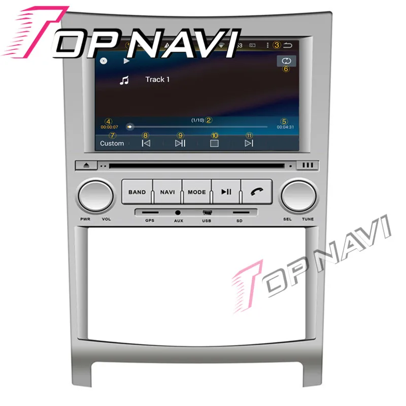 TOPNAVI 7 ''Восьмиядерный Android 8 0 Автомобильный GPS навигатор для HYUNDAI VERACRUZ IX55 2006