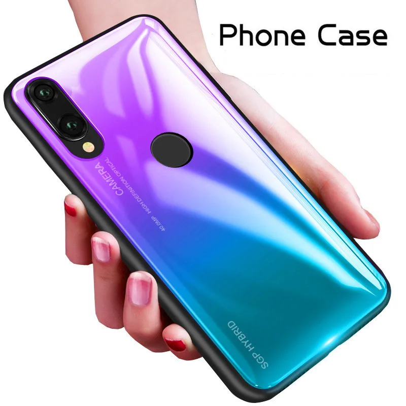 

Gradient Tempered Glass Phone Case For Xiaomi Mi A1 A2 lite Mix 2 2s mi8 8 A2 Lite F1 Redmi 5 Plus S2 Note 5 5A 6 Pro Cover Case