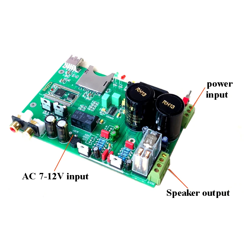 Плата усилителя мощности аудио LM1875 Bluetooth 4 2 ES9023 DAC декодирующая плата 30 Вт +