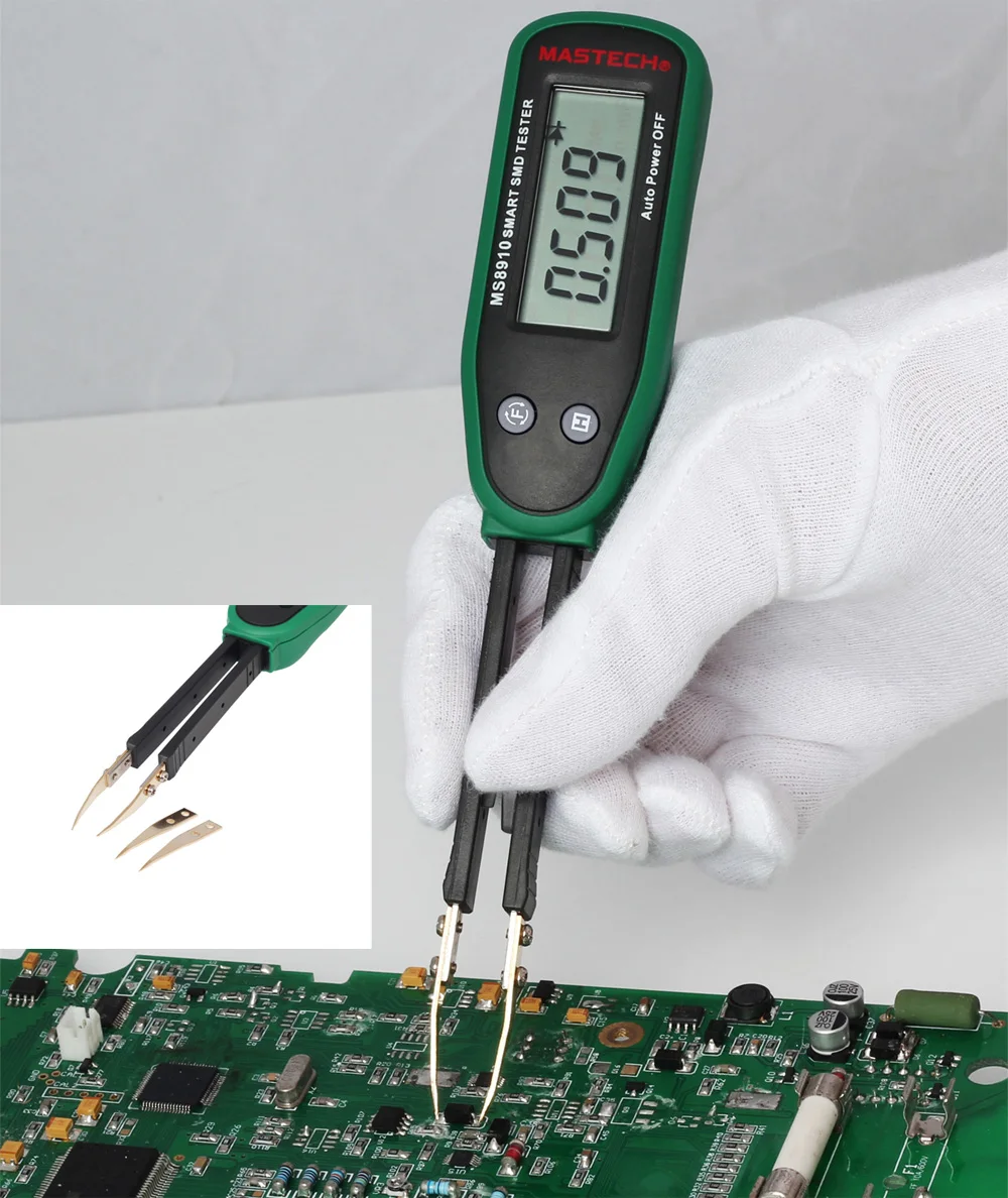 

Mastech MS8910 Smart SMD RC Resistance Capacitance Diode Tester Multi Meter