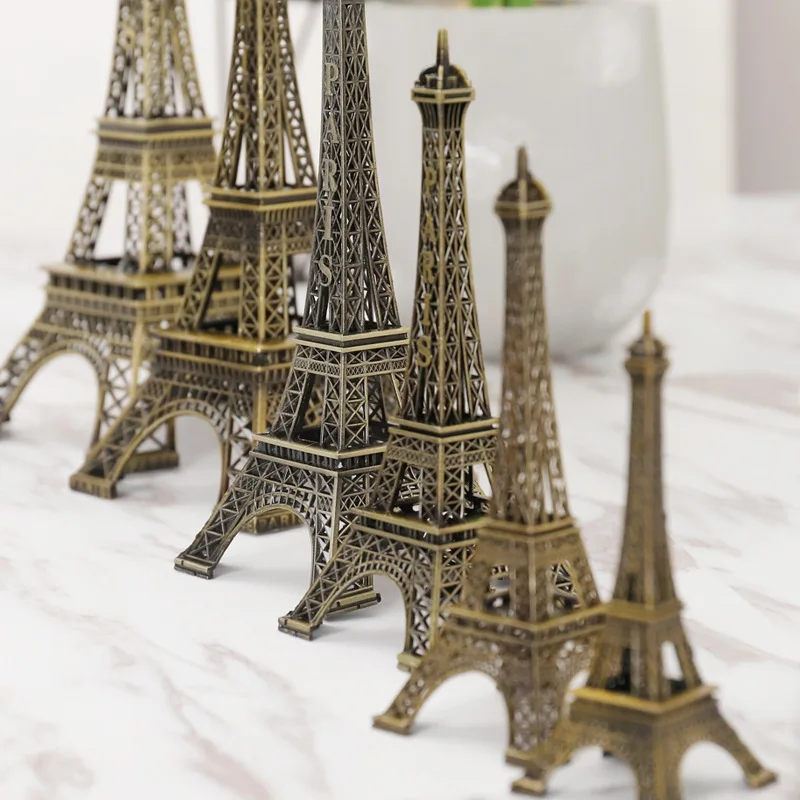 Creative European retro Tower architectural model Living room porch wine cabinet decoration home decoration