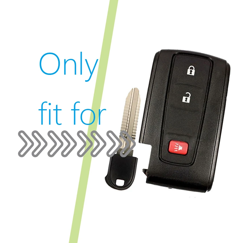 MICOCHE мягкий и моющийся 2+ 1 3 кнопки силиконовый чехол для ключей от машины крышка для Toyota Prius 2004 2005 2006 2007 2008 2009