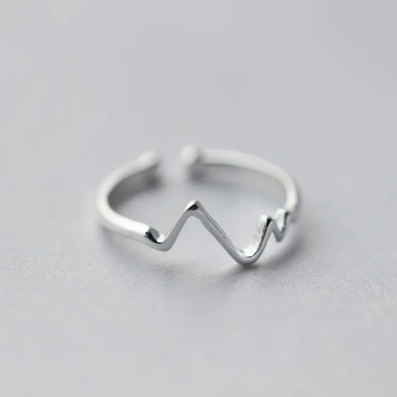 Новое поступление 925 стерлингового серебра освещение в виде сердечек кольца обручальное кольцо для женщин модные ювелирные изделия