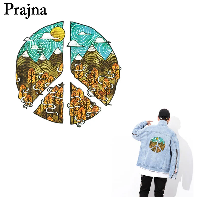 Индивидуальные термоотжимные нашивки для одежды Prajna декоративные наклейки с