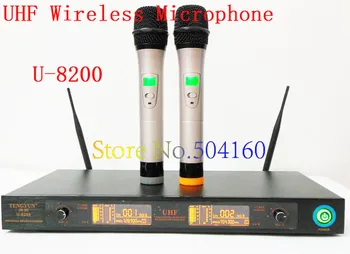 

UHF U-8200 Professional Wireless Microphone System for home karaoke