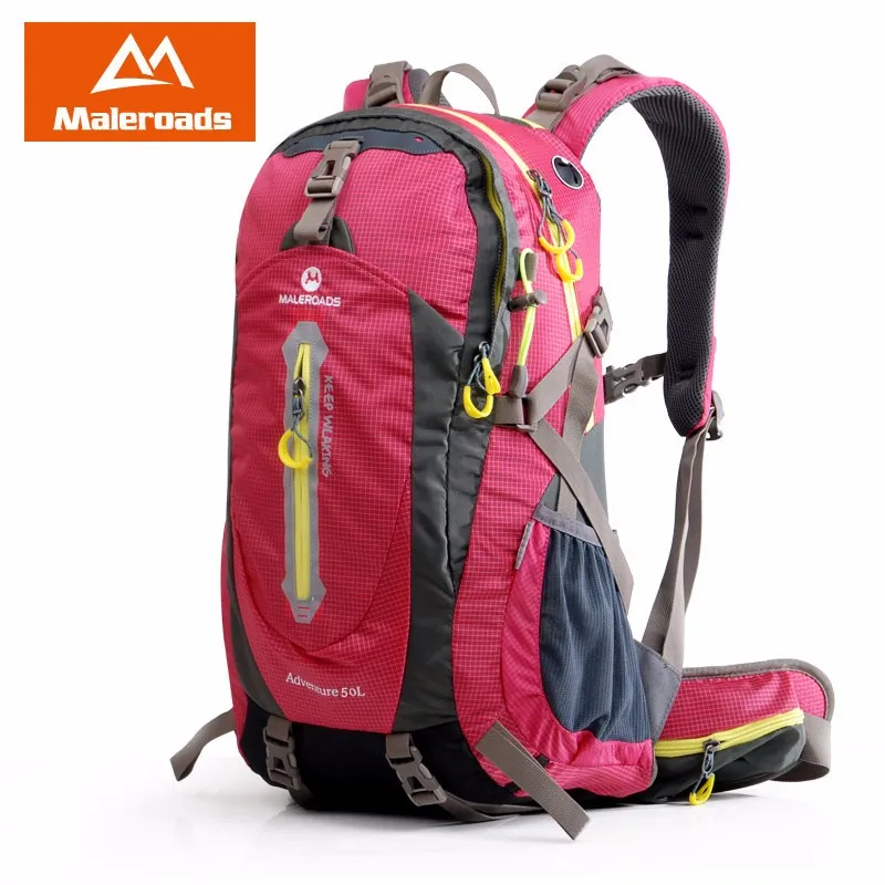 Maleroads, уличная спортивная сумка, рюкзак для путешествий, рюкзак для скалолазания, школьный рюкзак для скалолазания, походный рюкзак, походный рюкзак, 50л