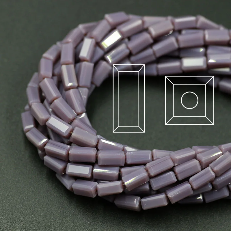 3*6 мм Подвески Браслеты(80 шт./лот) пищевого качества Силиконовые Бусины бусины для изготовления четок Miyuki бусины для рыбалки люстра кристаллы - Цвет: purple porcelain