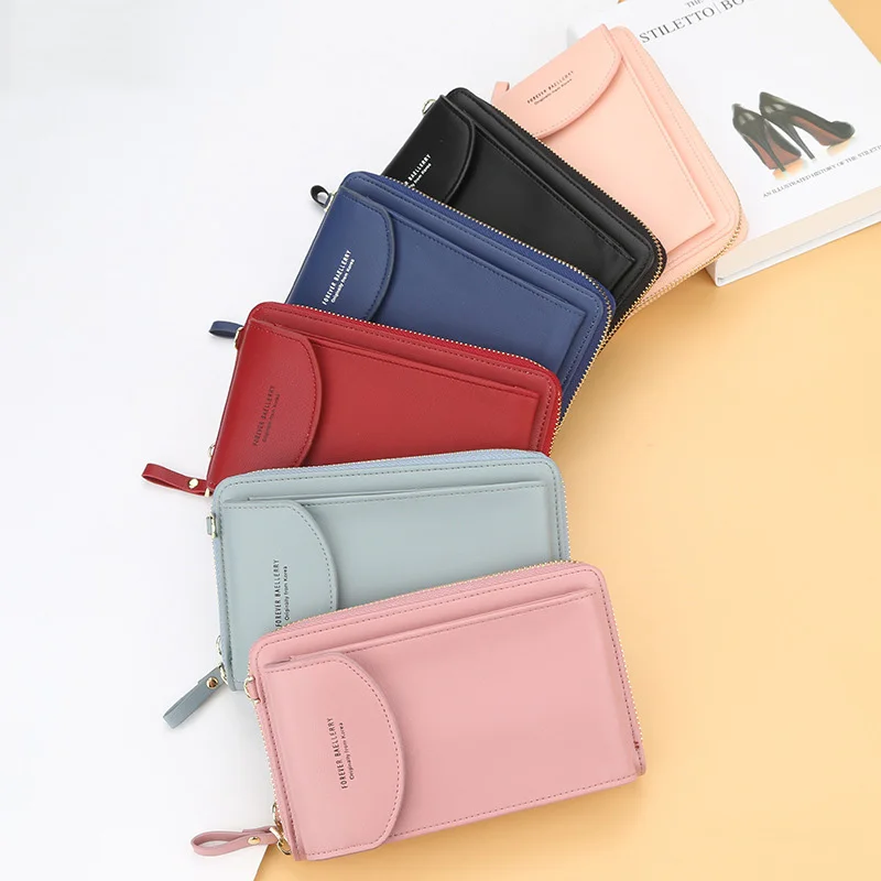  2020 New Women Casual Wallet Brand Cell Phone Wallet Big Card Holders Wallet Handbag Purse Clutch M - 33042634934