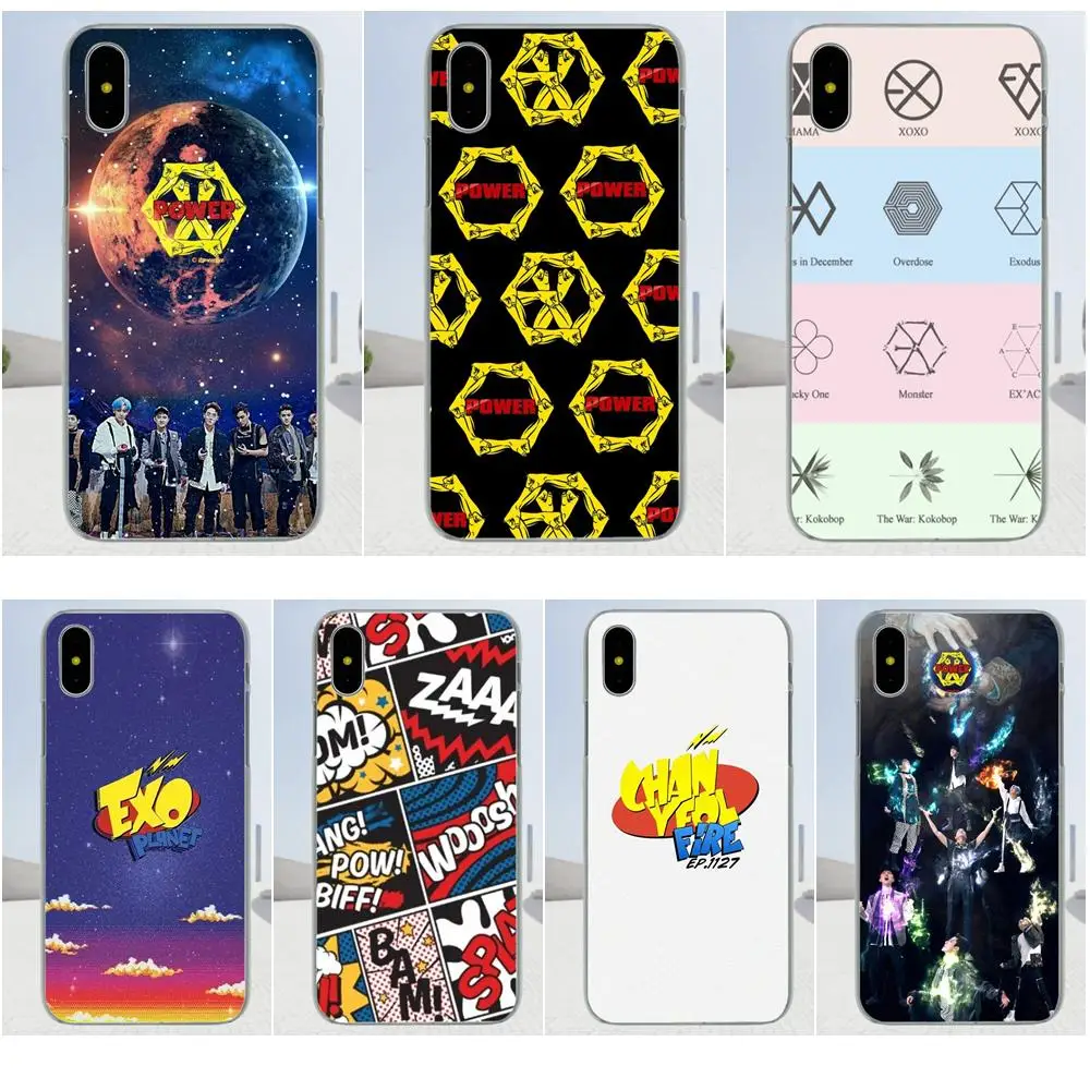 

TPU Printing Kpop Exo Power Logo For Huawei Mate 7 8 9 10 P7 P8 P9 P10 P20 P30 Lite Plus Pro 2017