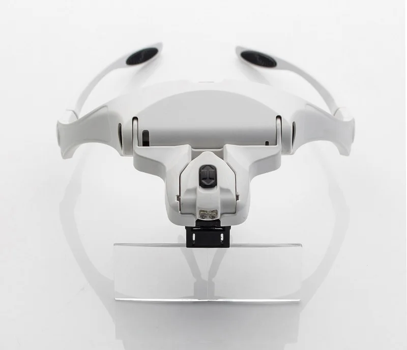 Glasses Magnifier Magnifying Glass Optical Lens Magnifier With Led Light For Embroidery  Reading Magnifier Loupe