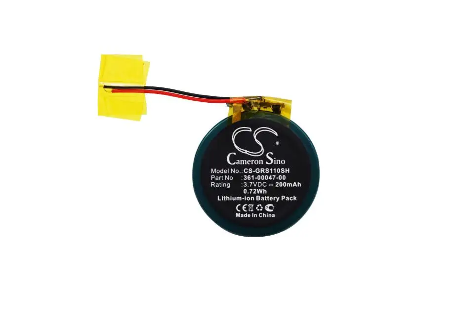 Cameron Sino 200mah battery for GARMIN Approach S1 S3 S4 110 210 210W Forerunner S1W 361-00047-00 361-00064-00 batteries | Мобильные