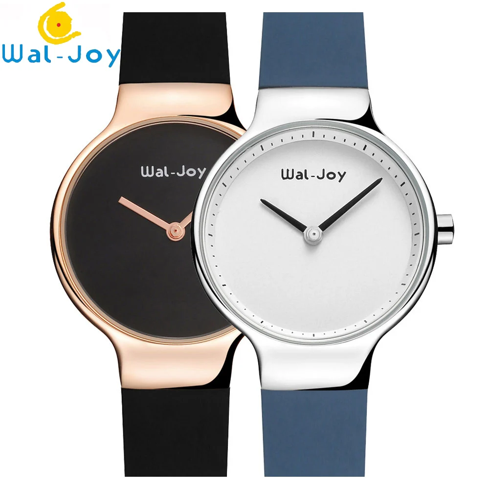 Relógio de Pulso Wal-joy Moda Esporte Silicone Relógios Feminino Senhoras Quartzo Criativo Ultra Fino Momento Relógio Hora 2020