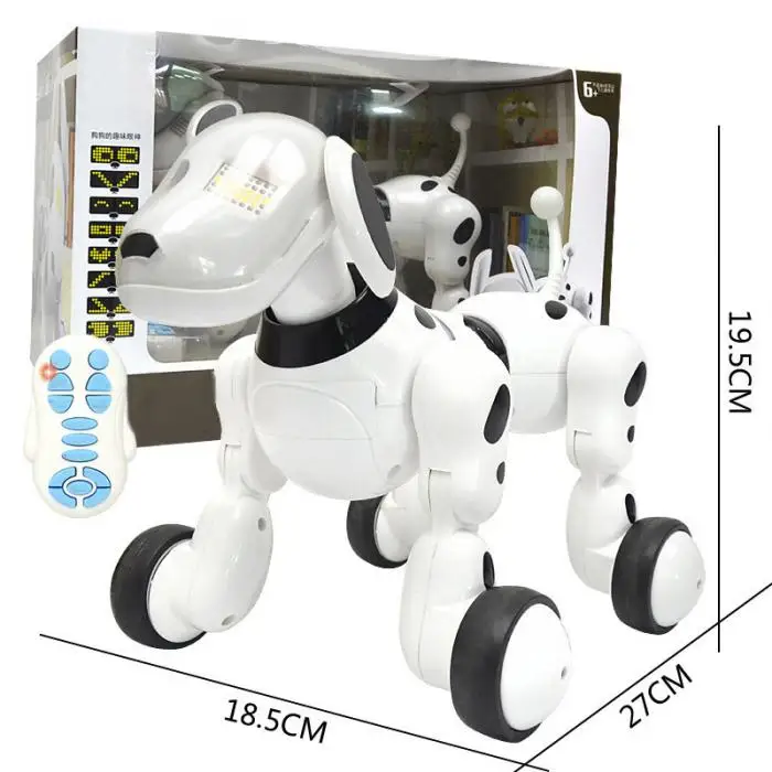 Elétrico de Controle Remoto sem Fio Andando para Crianças Robô Inteligente Brinquedo Cantar Dança M09 rc Cão 6 Rc robô inteligente cão elétrico de controle