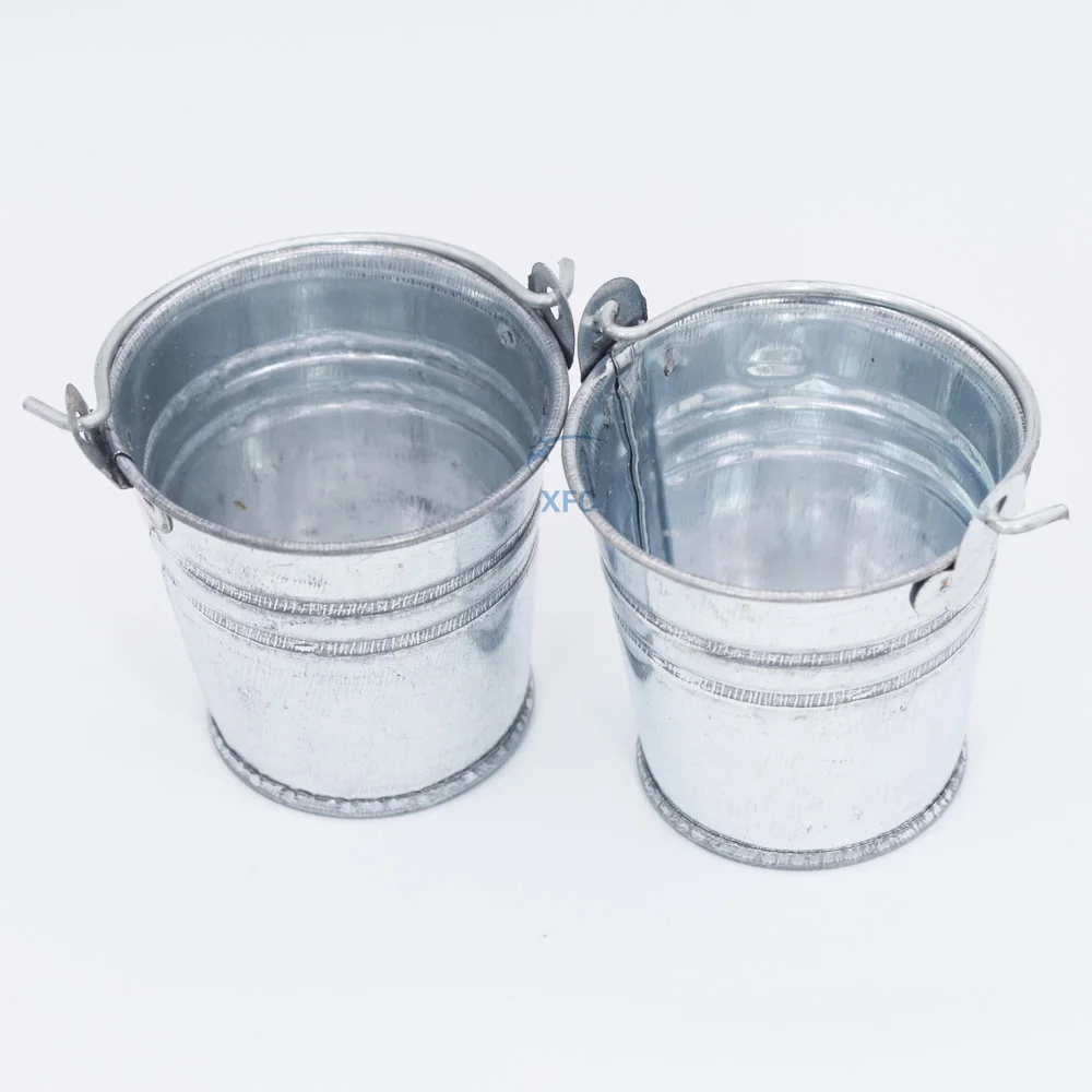 

2pcs Steel Small Bucket For RC 1/10 RC4WD Axial SCX10 TAMIYA D90 D110 CC01 Off Road Rock Crawler Car Accessory