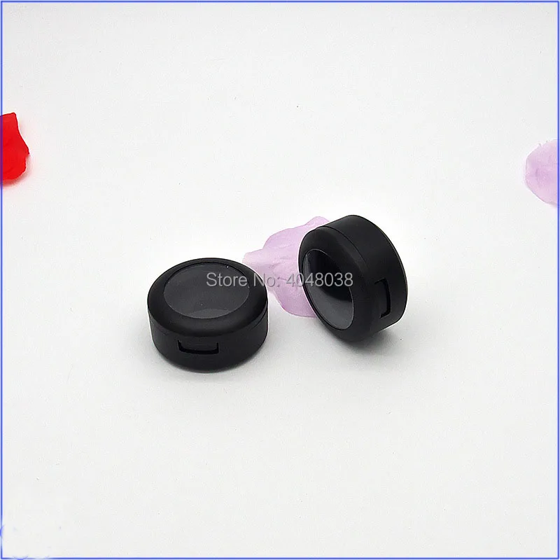 Eye Shadow Compact Matter Black Little Eyeshadow Palette Empty Cosmetic Container Monochromatic Lipstick Packing Box 50 PCS (4)