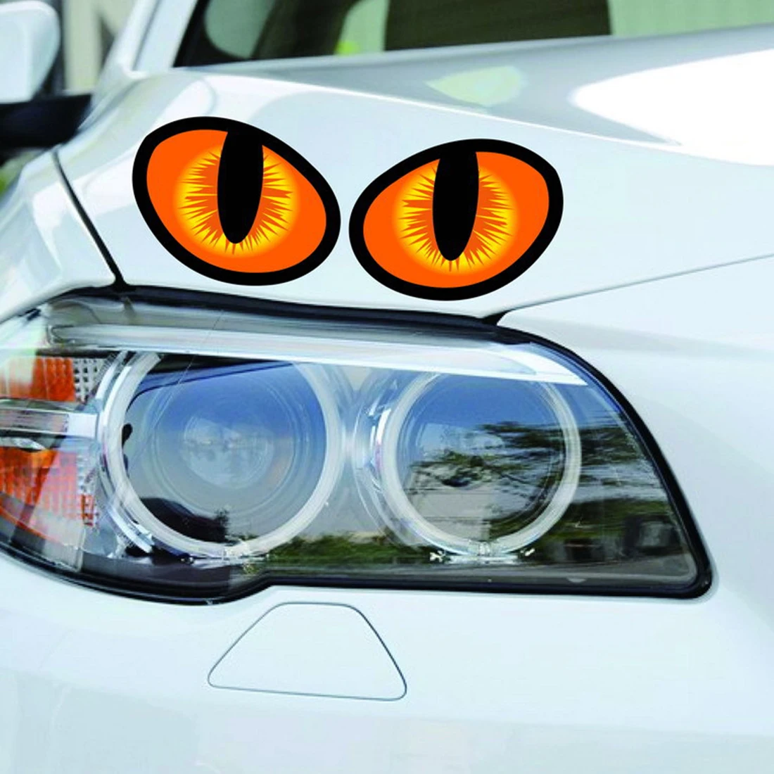 

10*8CM Car-Styling 3D Simulation After Occlusion Rearview Mirror Anti-Scratch Waterproof Car Decoration Sticker Accessories