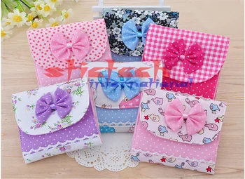 

by dhl or ems 1000pcs Cute Cotton Hygiene Kits Admission Bag Napkins Sanitary Protection Sanitary Towel Bags