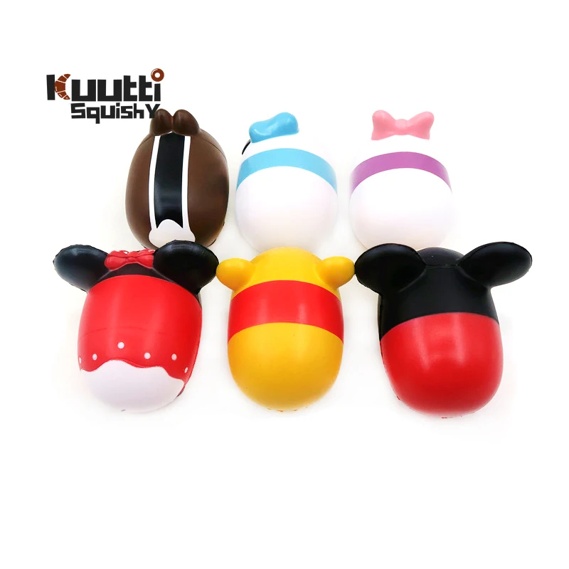 Kuutti мягкие 1 шт. милые животные животик очень медленно поднимающиеся с героями
