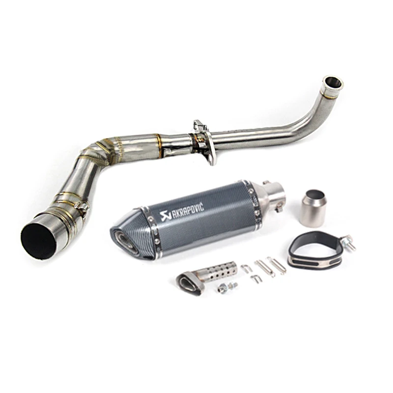 

Full System with akrapovic exhaust Exhaust motorcycle muffler with db killer For YAMAHA NMAX 155 NMAX155 NMAX 125 2015-2017