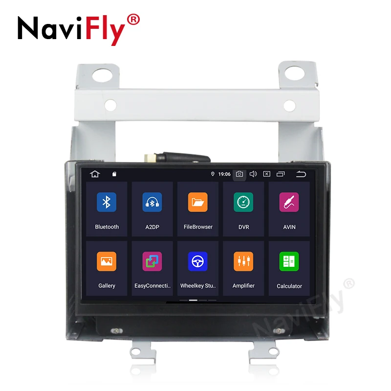 NaviFly 7 ''экран ips/DSP Android9.0 2Din автомобильный мультимедийный плеер для Land Rover freelander 2 2007-2012 Автомобильный gps навигатор