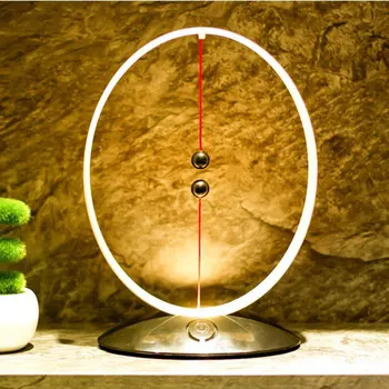 

Magnetic Suspension Balance Lamp USB Charging LED Simple Smart Night Light Indoor lighting fixture _WK