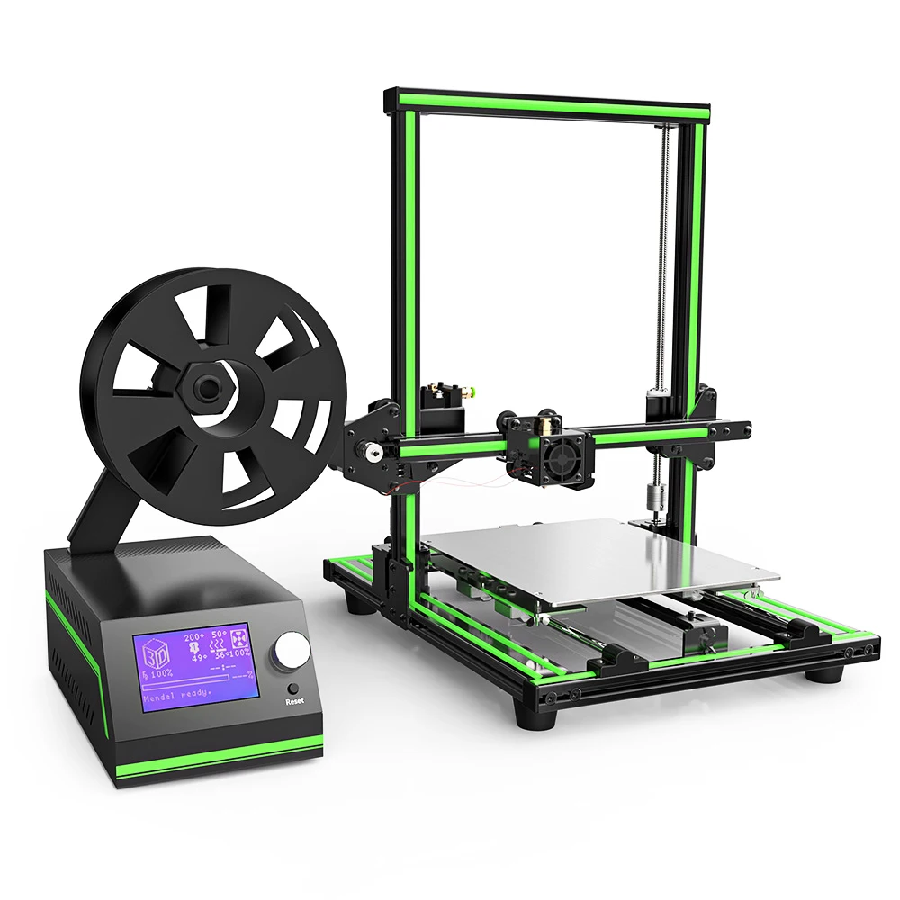 

Anet E10 Aluminum Frame Multi-language 3D Printer DIY Set with LCD Screen Support TF Card Off-line Printing Windows Mac System